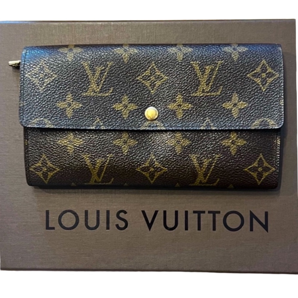 Louis Vuitton Monogram Portefeuille Sarah Wallet